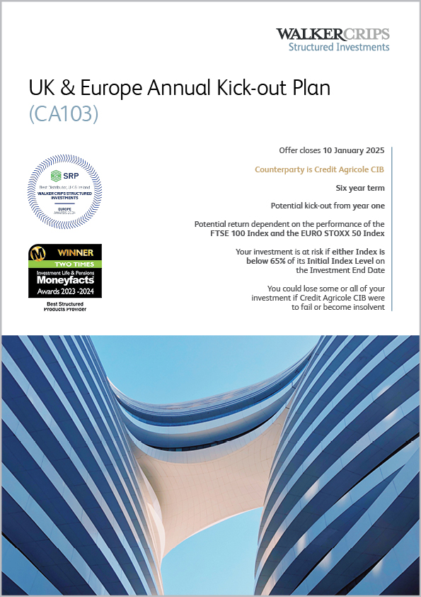 UK & Europe Annual Kick-out Plan (CA103)